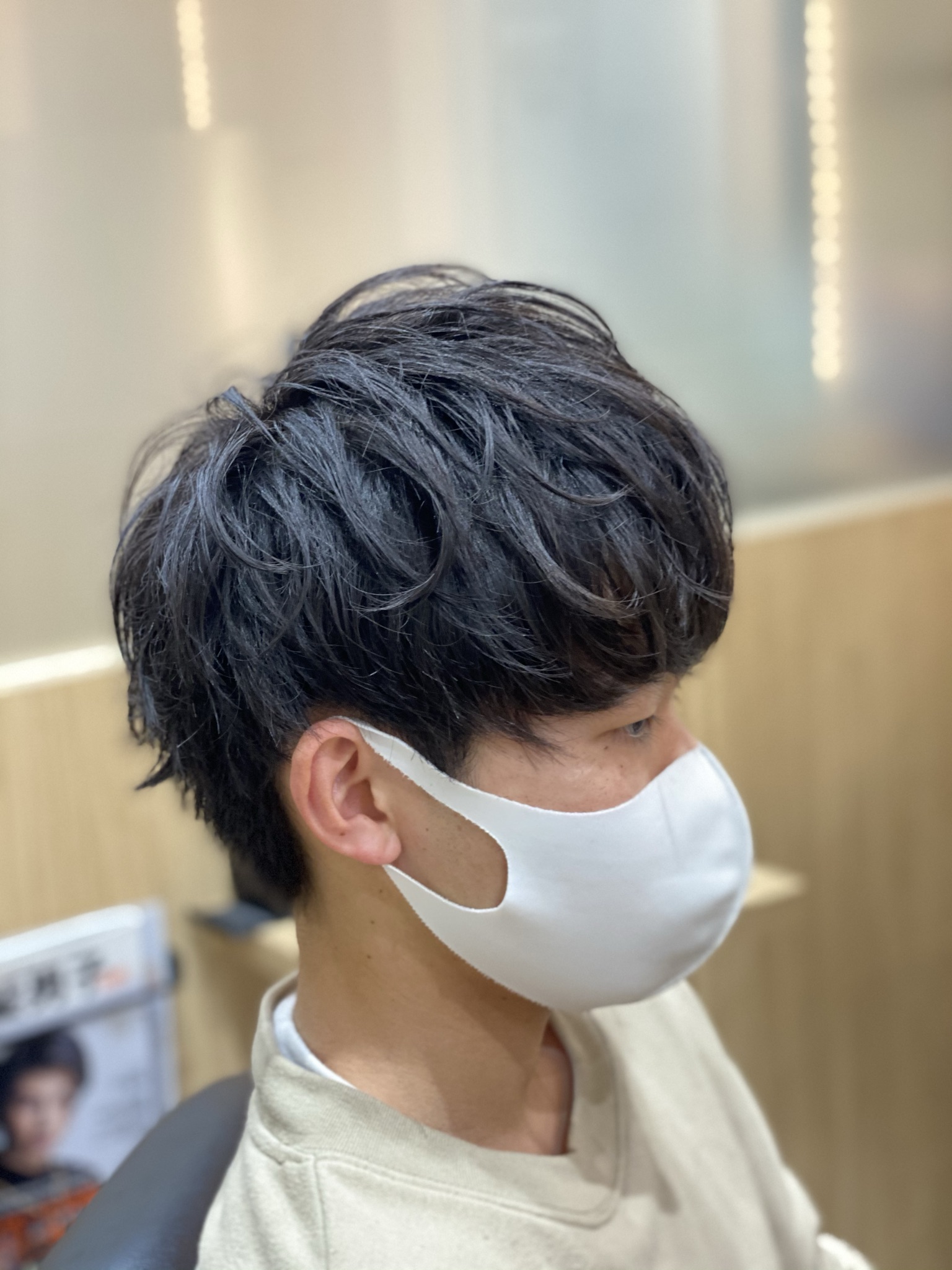 マッシュ×ニュアンスパーマ【草加】【メンズカット】 草加の理容室・床屋 MENS HAIR B2 草加店