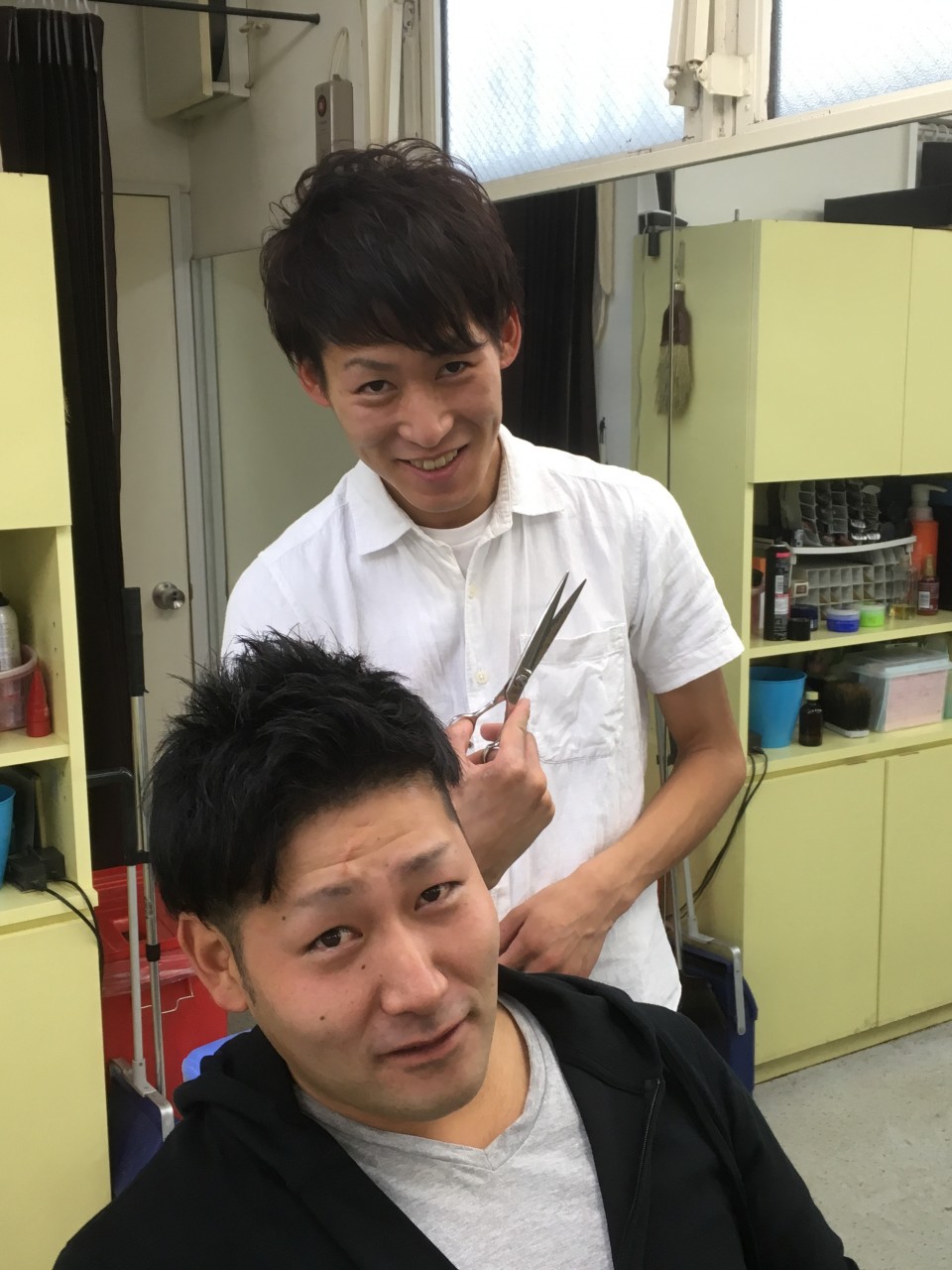 メンズワイルドショート 来店したお客様のヘアスタイル The Barber Eroica 東浦和店 P5台あり