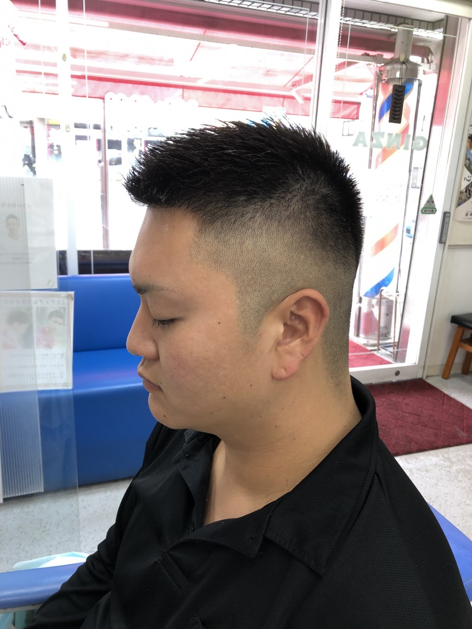 刈り上げショートスタイル 来店したお客様のヘアスタイル The Barber Eroica 東浦和店 P5台あり